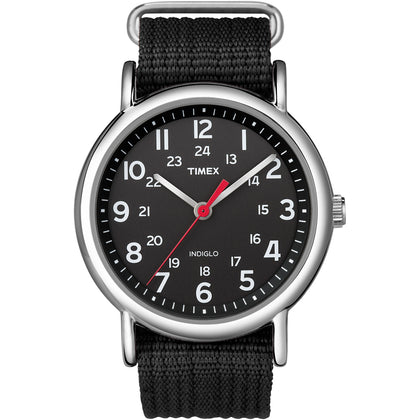Timex Weekender Slip-Thru Watch - Black [T2N647]