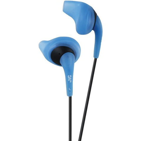 JVC HAEN10-A-K Gumy Sport Earbuds, HA-EN10 (Blue)