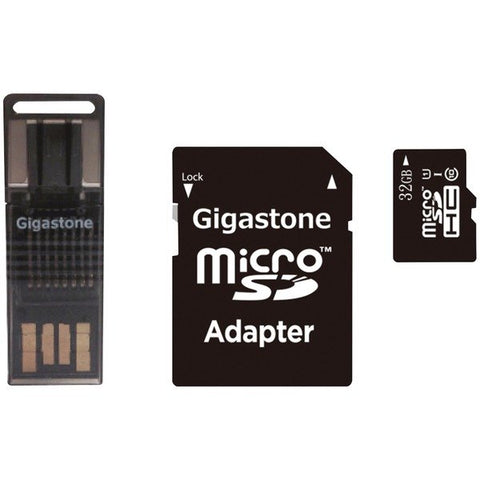 Gigastone GS-4IN1600X32GB-R Prime Series microSD Card 4-in-1 Kit (32 GB)