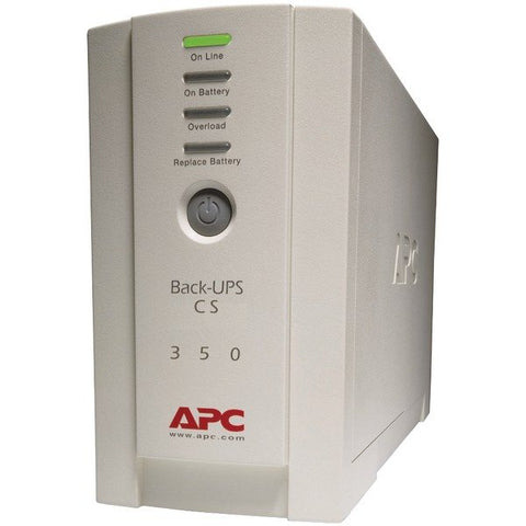 APC BK350 210-Watt Back-UPS Tower with 6 Outlets, CS 350