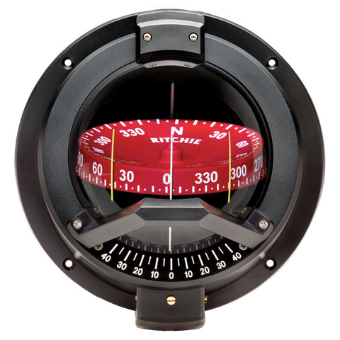 Ritchie BN-202 Navigator Compass - Bulkhead Mount - Black [BN-202]