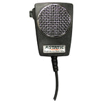 Astatic CB Mic 302-10005 Amplified Ceramic Power 4-Pin CB Microphone Black