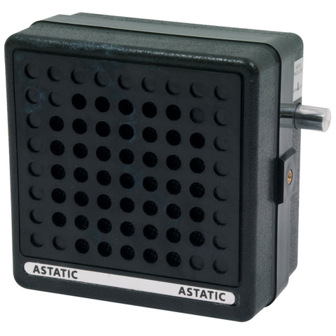 Astatic 10-Watt External Communications Speaker 302-VS6 8-Ohm Speaker for Amplifying Scanners CB Radios and Ham Radios-Black