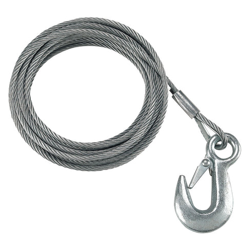 Fulton 3/16" x 25' Galvanized Winch Cable - 4,200 lbs. Breaking Strength [WC325 0100]