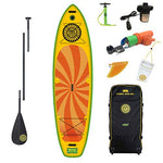 SOLtrain Inflatable Touring Paddle Board - Classic | Racing SUP Stand Up Paddle Board Bundle | Premium Rigid 11ft Inflatable Sup for Yoga | River Paddleboard Sup w/Five-Year-Industry-Leading Warranty