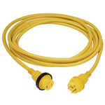 Marinco 30 Amp PowerCord PLUS Cordset w/Power-On LED - Yellow 50ft [199119]