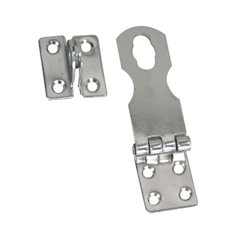 Whitecap Fixed Safety Hasp - 304 Stainless Steel - 1" x 3" [S-4052C]