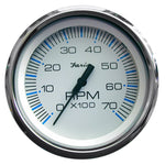 Faria Chesapeake White SS 4" Tachometer - 7000 RPM (Gas) (All Outboards) [33817]
