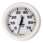 Faria Dress White 4" Tachometer - 7000 RPM (Gas) (All Outboards) [33104]