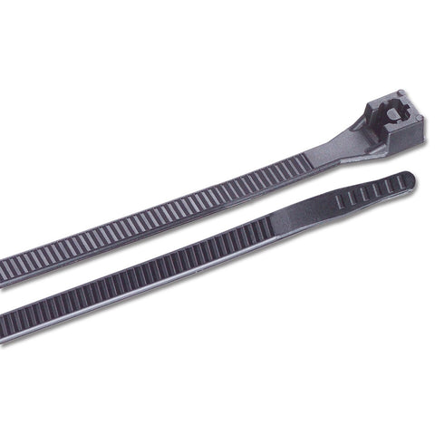 Ancor 6" UV Black Standard Cable Zip Ties - 25 Pack [199248]