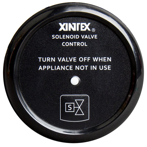 Fireboy-Xintex Propane Control  Solenoid Valve w/Black Bezel Display [C-1B-R]