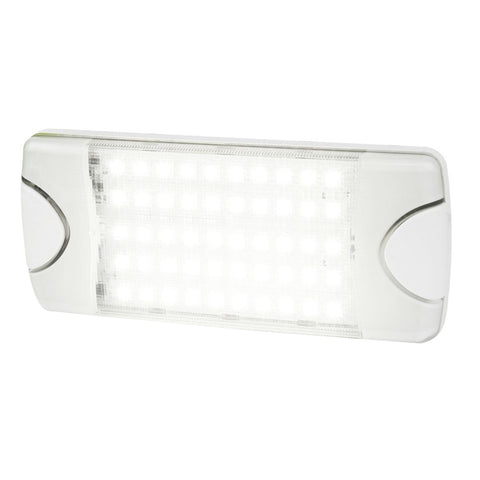 Hella Marine DuraLED 50 Low Profile Interior/Exterior Lamp - White LED Spreader Beam [980629001]