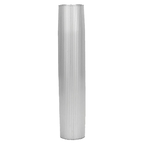 TACO Aluminum Ribbed Table Pedestal - 2-3/8" O.D. - 27-1/2" Length [Z60-7279VEL27.5-2]
