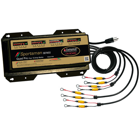 Dual Pro Sportsman Series Battery Charger - 40A - 4-10A-Banks - 12V-48V [SS4]