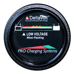 Dual Pro Battery Fuel Gauge - DeltaView Link Compatible - 12V System (1-12V Battery, 2-6V Batteries) [BFGWOV12V]