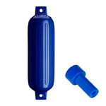 Polyform G-4 Twin Eye Fender 6.5" x 22" - Cobalt Blue w/Adapter [G-4-COBALT BLUE]