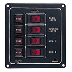 Sea-Dog Aluminum Switch Panel - Vertical - 4 Switch [422010-1]