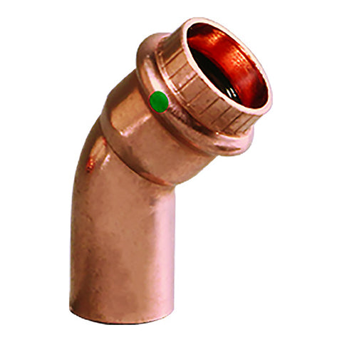 Viega ProPress 2" 45 Copper Elbow - Street/Press Connection - Smart Connect Technology [77073]