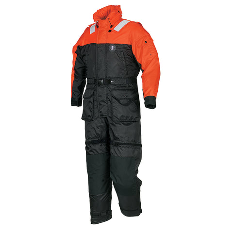 Mustang Deluxe Anti-Exposure Coverall  Work Suit - Orange/Black - Small [MS2175-33-S-206]