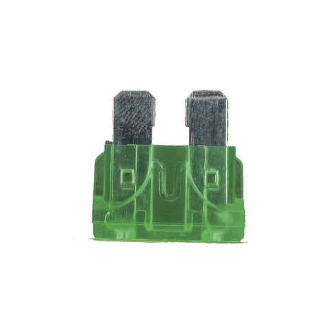 Automotive Fuses 30 Amp Green Standard Blade Style ATC Fuses - 25 Count
