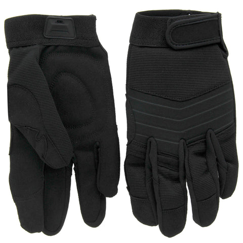 Scipio Tactical Recon Gloves BHG632 XL Glove Protection Impact-Resistant Tactical Work Gloves w Padded Palms Touchscreen Compatible - Black