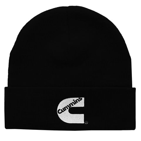 Cummins Hat Unisex Winter Knit Beanie Hat - Black Watch Cap Adult Size Diesel Fan Headgear CMN5053