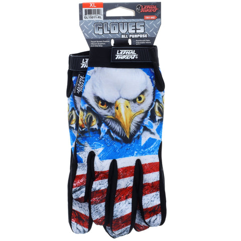Rip N Tear USA Eagle Gloves X Large