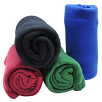 BlackCanyon Outfitters RPT2CKT Fleece Throw Blanket For Pets or People Dorm and Travel Essentials Assorted