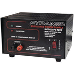 Pyramid Car Audio PS12KX Gold Series 250-Watt Input 10-Amp Constant Bench Power Supply