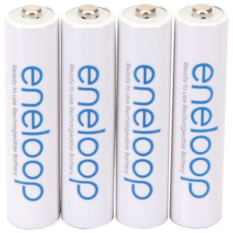 Panasonic BK-4MCCA4BA eneloop Rechargeable Batteries, AAA (4 Pack)
