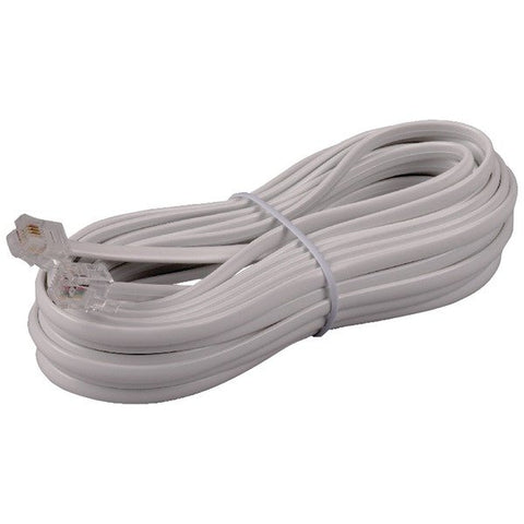 RCA TP243WHR Phone Line Cord, White (25 Ft.)