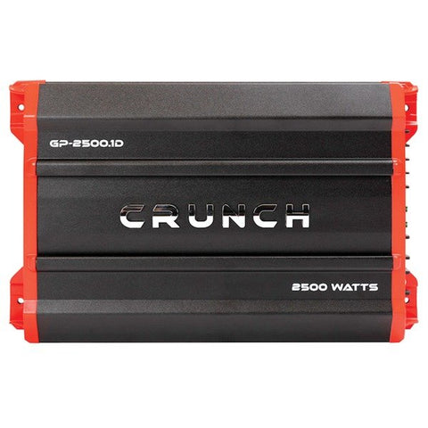Crunch GP-2500.1 Ground Pounder Amp (Monoblock, 2,500 Watts, Class D)