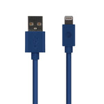 AT&T PVLC1-BLU 4-Ft. PVC Charge and Sync Lightning Cable (Blue)