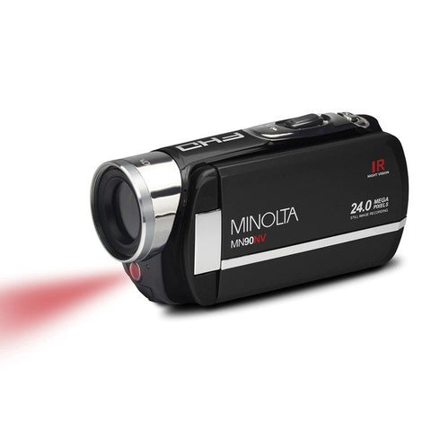 Minolta MN90NV-BK MN90NV Full HD 1080p IR Night Vision Camcorder (Black)
