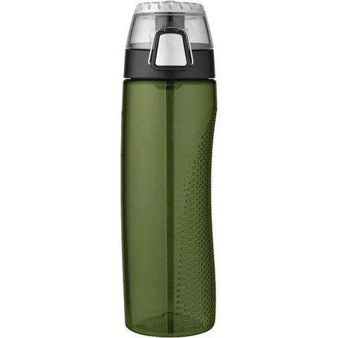 Thermos HP4100OGTRI6 24-Ounce Tritan Hydration Bottle with Meter (Olive Green)