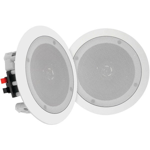 Pyle PDICBT852RD PDICBT852RD 250-Watt 8-In. Bluetooth Ceiling/Wall Speakers, 2 Count