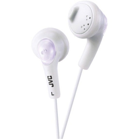 JVC HAF160W Gumy Earbuds (White)