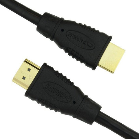 DataComm Electronics 46-1003-BK TrueStream Pro 10.2 Gbps High-Speed HDMI Cable with Ethernet (3 Ft.)