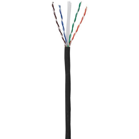 Ethereal CAT6-BK-R CAT-6 23-Gauge, Unshielded 4 Twisted Pairs, CMR-Rated Cable, 1,000 Ft., Black