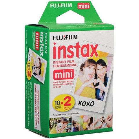 FUJIFILM 16437396 instax mini Film, Twin 10 Packs