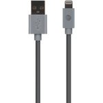 AT&T LC10-GRY Charge & Sync USB Cable with Lightning Connector, 10ft (Gray)