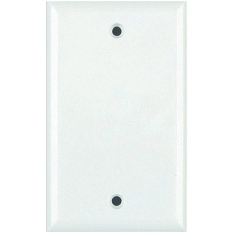 DataComm Electronics 21-0026 Standard Blank Wall Plate (White)