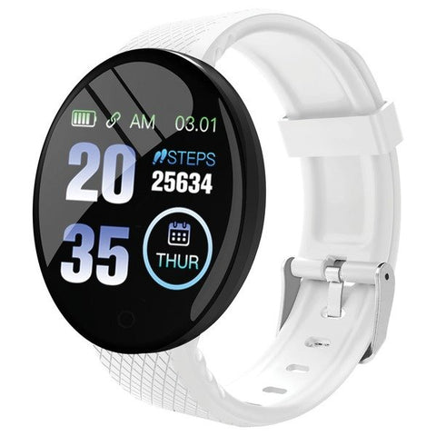 Proscan PBTW278-WHITE Bluetooth Smart Watch/Fitness Bracelet (White)