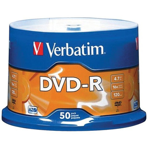 Verbatim 95101 4.7 GB DVD-Rs (50 Pack)