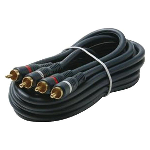Steren 254-215BL RCA Stereo Cable, Blue (6 Ft.)