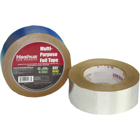 Nashua 915-245 322 Multi-Purpose HVAC Foil Tape, 1.89 In. x 50 Yards