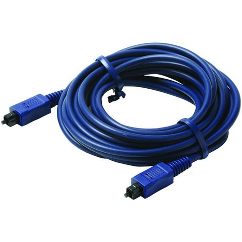 Steren 260-012 Toslink Digital Optical Audio Cable, Blue (12 Ft.)