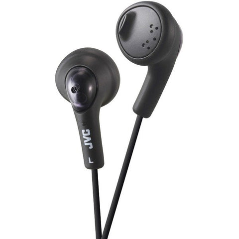 JVC HAF160B Gumy Earbuds, HA-F160 (Black)
