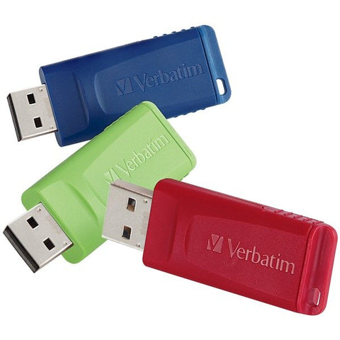 Verbatim 98703 8GB Store 'n' Go USB Flash Drives, 3 pk