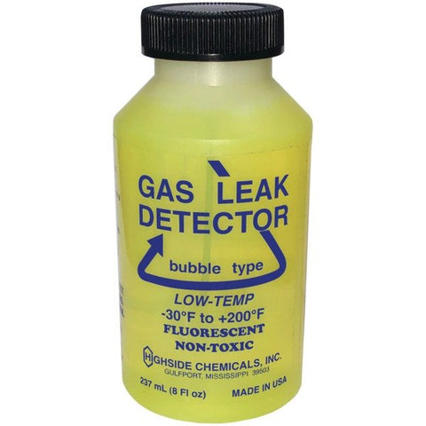 Highside Chemicals 23008 Mid-Temp Gas Leak Detector, 8-Oz. Jar with Dauber
